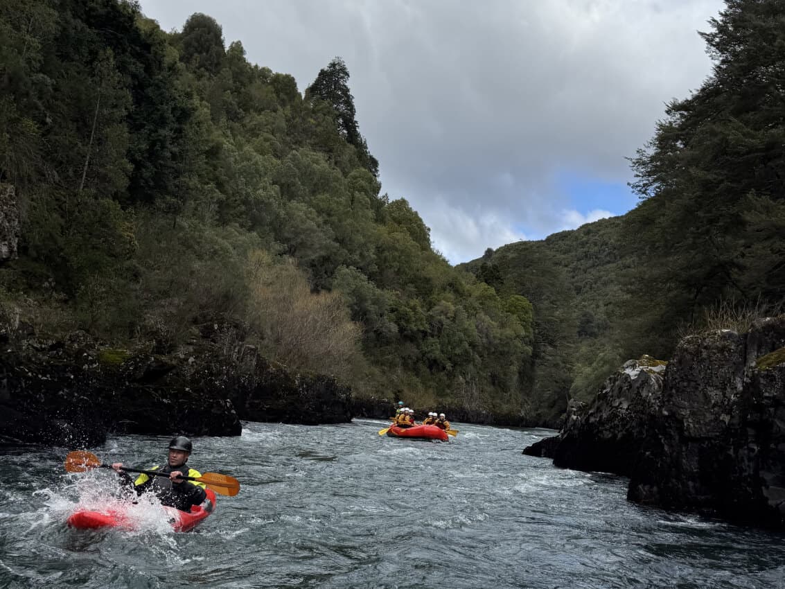 Rafting al límite con Chile